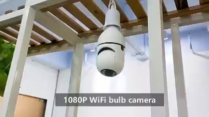 Câmera-Lâmpada Full HD Wireless com giro 360º